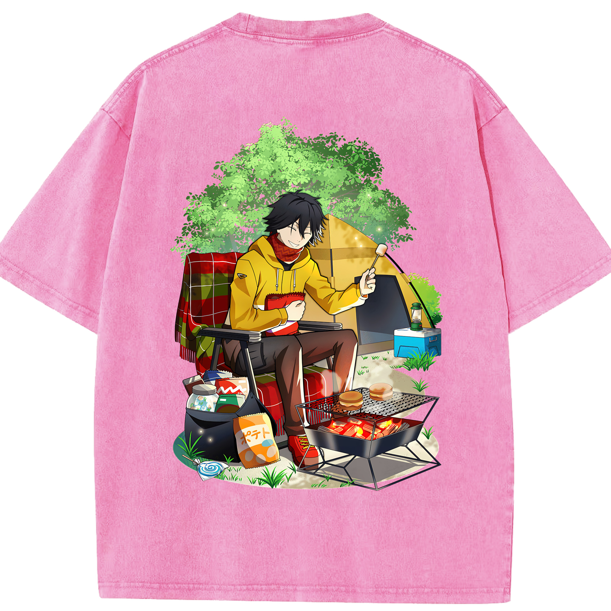 （画像用） 文豪ストレイドッグス Bungo Stray Dogs 綿100% ヴィンテージ風 半袖Tシャツ（背面プリント）